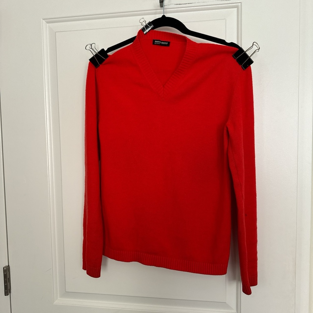 American apparel red sweater xa
